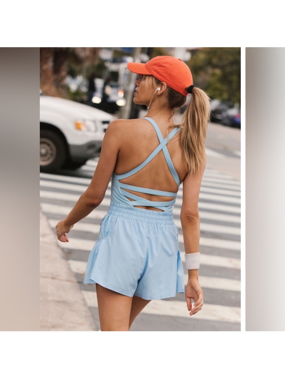 FP Movement by Free People Light Blue Women's Skort Athletic Dress - Picture 2 of 5